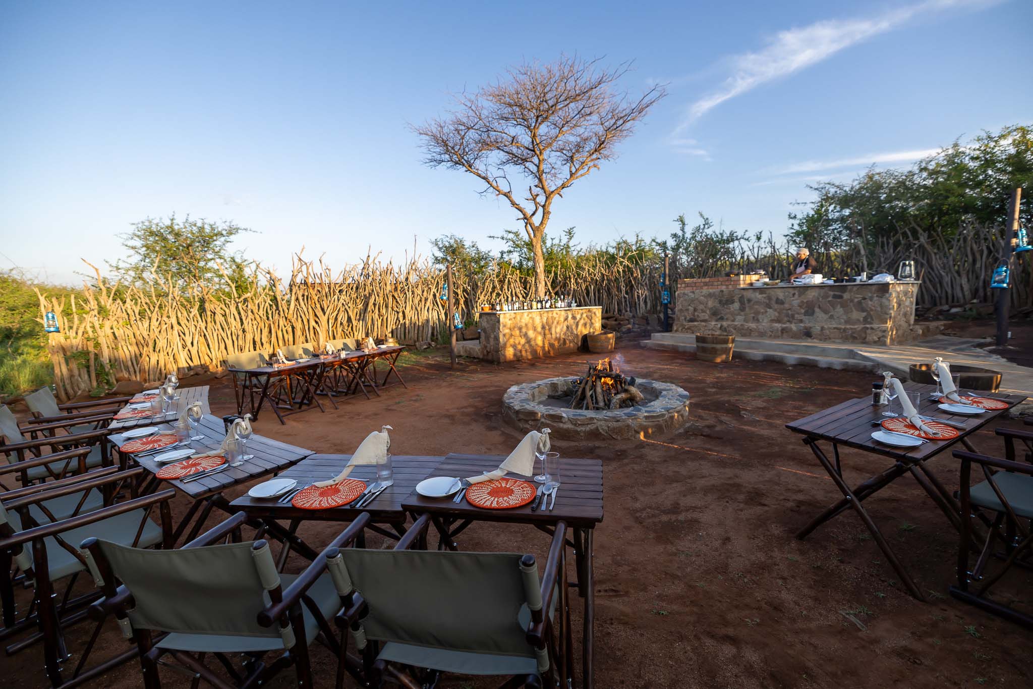 Buffalo Ridge Boma in the day Buffalo Ridge Boma in the day